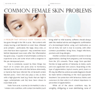 Common Female Skin Problems